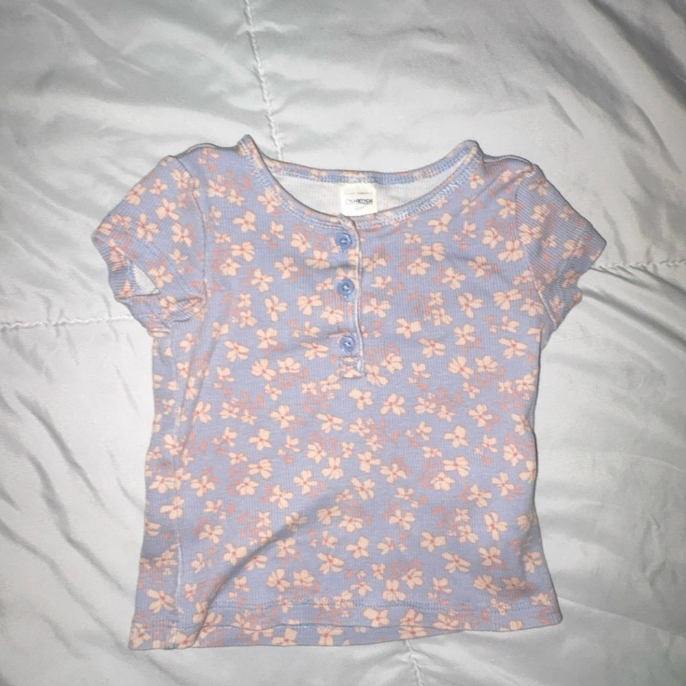 FLORAL OSH KOSH SHIRT 2T